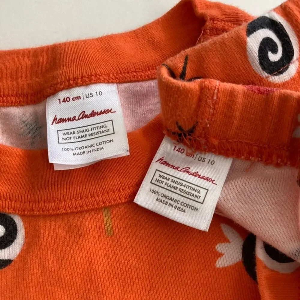 Hanna Andersson Halloween Long John Pajamas - Candy - Sweet Treats - 10 #2